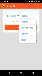 FlashVPN Fast VPN Proxy MOD APK 1.4.6 (Premium Unlocked) Android