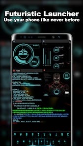 Futuristic Launcher MOD APK 6.9.8 (Premium Unlocked) Android