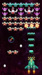 Galaxy Attack Chicken Shooter MOD APK 20.0 (Unlimited Gold) Android