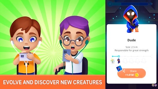 Human Evolution Clicker MOD APK 1.9.31 (Unlimited Money) Android