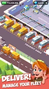 Idle Courier MOD APK 1.31.19 (Unlimited Money) Android