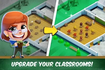 Idle High School Tycoon MOD APK 1.12.1 (Unlimited Diamonds) Android