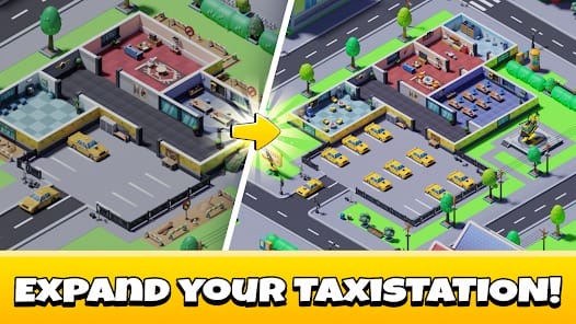 Idle Taxi Tycoon MOD APK 1.14.0 (Unlimited Money) Android