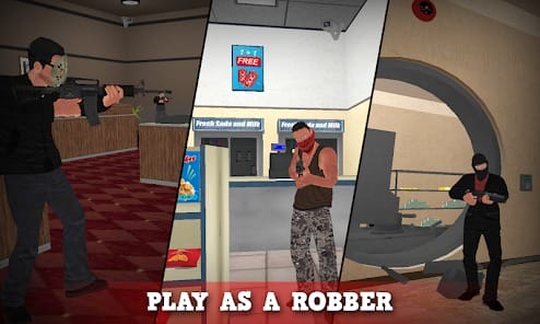 Justice Rivals 3 Cops Robbers MOD APK 1.097 (Unlimited Money God Mode) Android