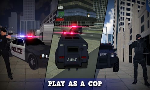 Justice Rivals 3 Cops Robbers MOD APK 1.097 (Unlimited Money God Mode) Android
