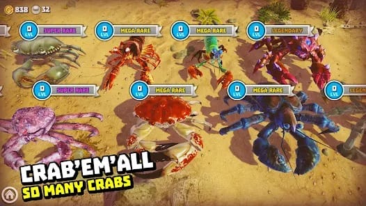 King of Crabs MOD APK 1.16.2 (Unlock All Crabs) Android