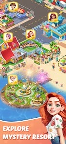 Merge Resort Merge Game MOD APK 2.7.2 (Free Shopping) Android