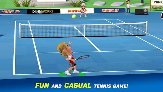 Mini Tennis Perfect Smash MOD APK 1.2.0 (Always Out Ball) Android