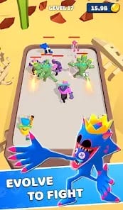 Monster Rampage Merge Rainbow MOD APK 1.1.6 (Unlimited Money Level) Android