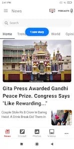 NDTV News India MOD APK 23.06 (Premium Unlocked) Android