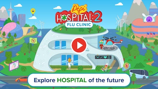 Pepi Hospital 2 Flu Clinic MOD APK 1.6.6 (Unlocked All Content) Android