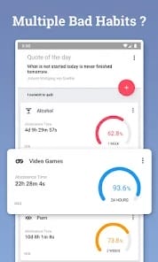 Quitzilla Bad Habit Tracker MOD APK 2.0.4 (Premium Unlocked) Android