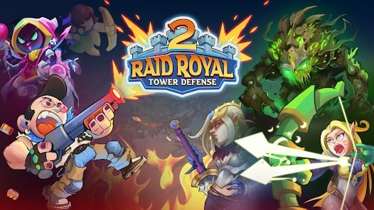 Raid Royal 2 TD Battles MOD APK 0.0.41 (Unlimited Diamond Gold God Mode) Android
