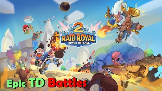 Raid Royal 2 TD Battles MOD APK 0.0.41 (Unlimited Diamond Gold God Mode) Android
