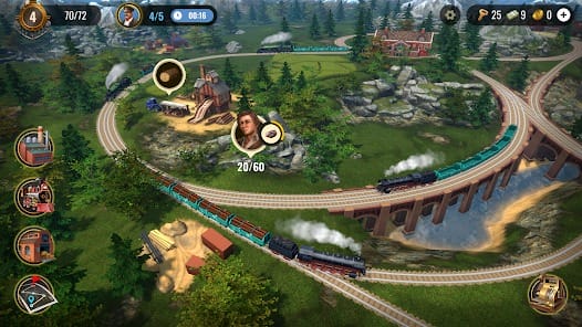Railroad Empire Train Game MOD APK 1.8.0 (Unlimited Money) Android
