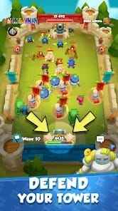 Rush Arena Auto teamfight PvP MOD APK 13.0.13779 (Free Rewards) Android