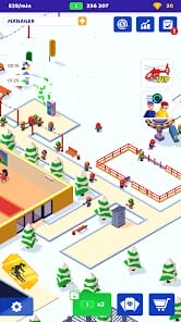 Ski Resort Idle Snow Tycoon MOD APK 2.0.6 (Free Upgrades) Android