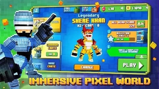 Super Pixel Heroes MOD APK 1.3.142 (Unlimited Money) Android