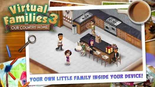 Virtual Families 3 MOD APK 2.1.24 (Unlimited Coin Food) Android