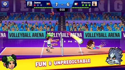 Volleyball Arena Spike Hard MOD APK 13.0.0 (Unlocked All Items Jump) Android