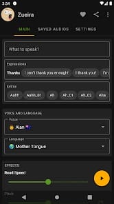 Zueiras Voice TTS Voiceover MOD APK 6.0.13 (Premium Unlocked) Android