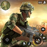FPS Commando Gun Shooting Game MOD APK 7.0.2 (God Mode Dumb Enemy) Android icon