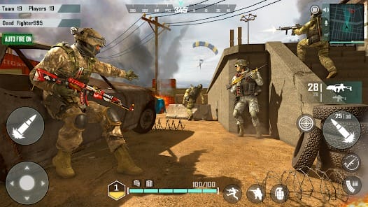 Gun Shooting Game War Game 3D MOD APK 2.0 (Dumb Enemy) Android