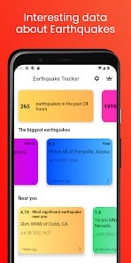 Earthquake App Tracker Map MOD APK 6.5.4 (Premium Unlocked) Android