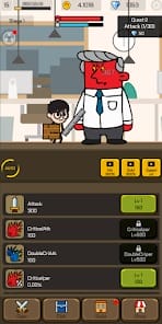 Overtime Warrior Idle RPG MOD APK 2.1 (Attack Speed Multiplier Unlimited Diamond) Android