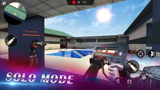 Pro Sniper Gun Warfare Ops 3D MOD APK 1.2.3 (Unlimited Money Grenades Health) Android