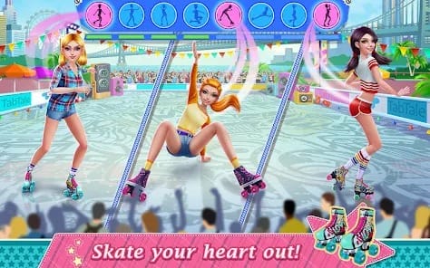 Roller Skating Girls MOD APK 1.2.9 (Unlocked All Items) Android