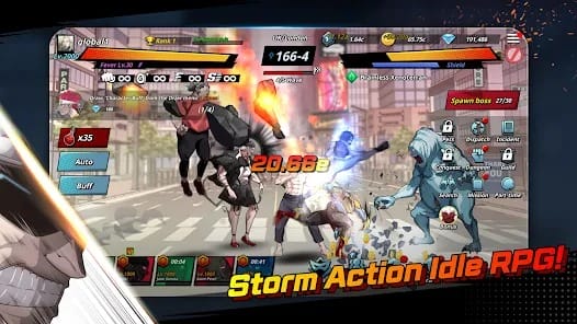 The Era of Overman Idle RPG MOD APK 1.1.12 (Massive Damage God Mode) Android