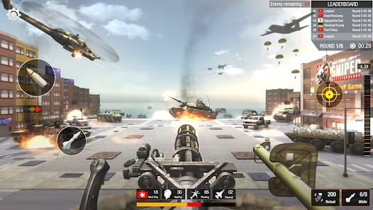 World War Fight For Freedom MOD APK 0.1.5 (One hit Fast reload) Android