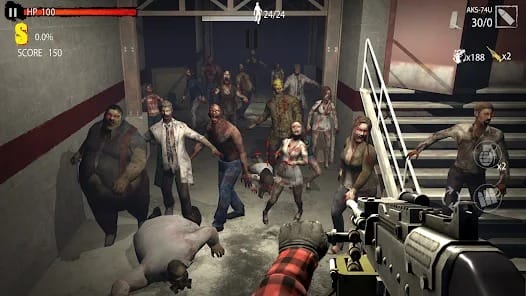 Zombie Hunter D Day 10Mil MOD APK 1.0.905 (One Hit God Mode) Android