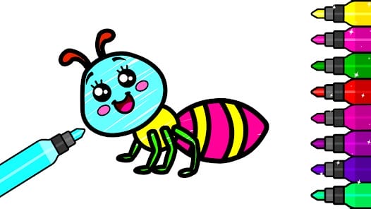 Baby Coloring Games for Kids MOD APK 1.2.6.12 (Premium Unlocked) Android