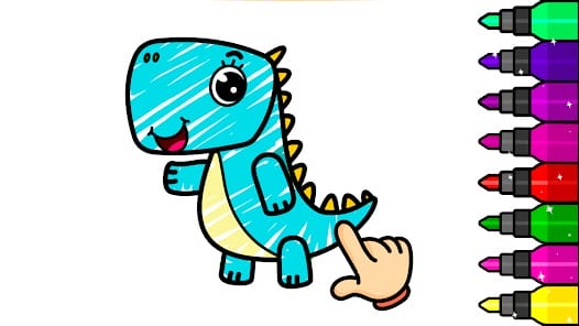 Baby Coloring Games for Kids MOD APK 1.2.6.12 (Premium Unlocked) Android