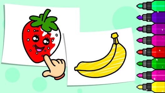 Baby Coloring Games for Kids MOD APK 1.2.6.12 (Premium Unlocked) Android