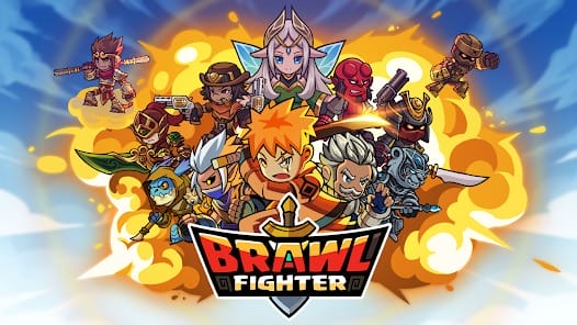Brawl Fighter Super Warriors MOD APK 0.3.4 (Unlimited Gold Gems One Hit) Android