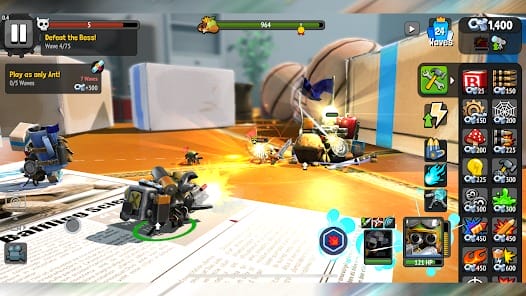 Bug Heroes Tower Defense MOD APK 1.01.09 (Free Shopping) Android