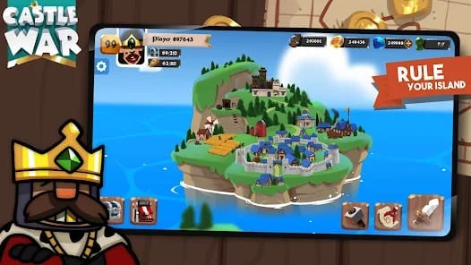 Castle War Idle Island MOD APK 1.8.1 (Unlimited Diamonds) Android