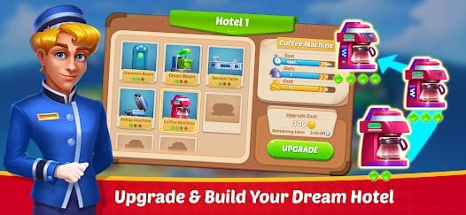 Dream Hotel Hotel Manager MOD APK 1.4.23 (Unlimited Money Diamond) Android