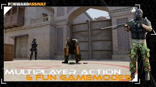 Forward Assault MOD APK v1.2047 (Money Map Hack MegaMod) Android