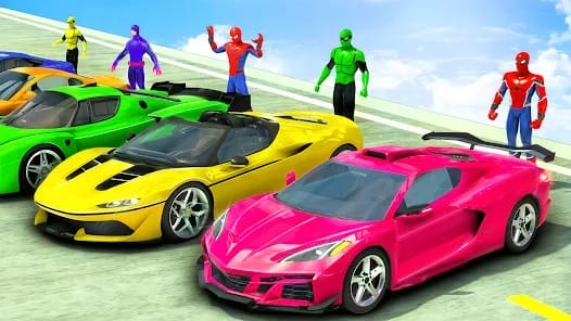 GT Car Stunt Ramp Car Games MOD APK 10.0 (Unlimited Money) Android
