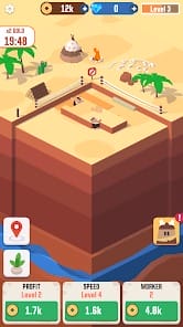 Idle Digging MOD APK 1.7.5 (Unlock Character Skin) Android