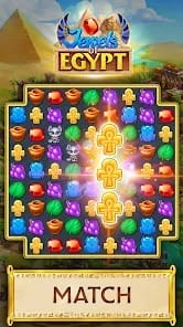 Jewels of Egypt Match 3 Puzzle MOD APK 1.46.4600 (Unlimited Money) Android