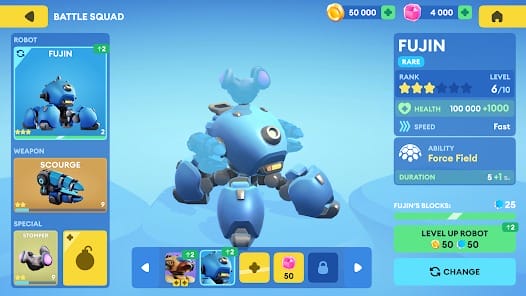 Little Big Robots Mech Battle MOD APK 1.6.0 (God Mode Dumb Enemy) Android