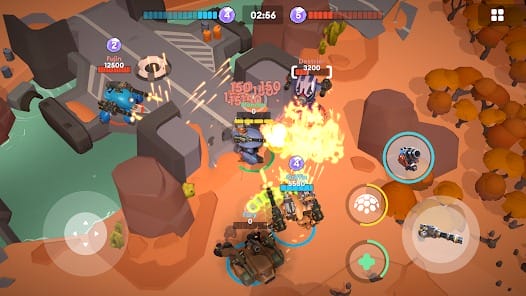 Little Big Robots Mech Battle MOD APK 1.6.0 (God Mode Dumb Enemy) Android