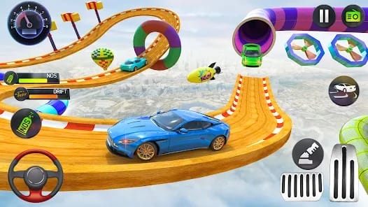 Mega Ramp Car Stunts Race Game MOD APK 3.01 (Unlimited Money) Android