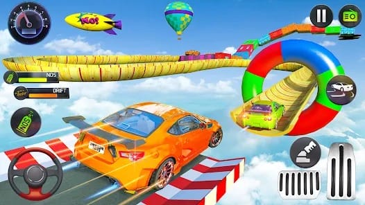 Mega Ramp Car Stunts Race Game MOD APK 3.01 (Unlimited Money) Android