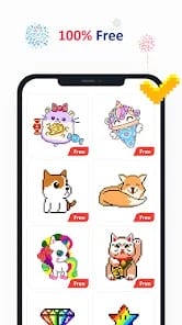 No.Pix Color by Number Pixel MOD APK 24.9.1 (Unlimited Money) Android